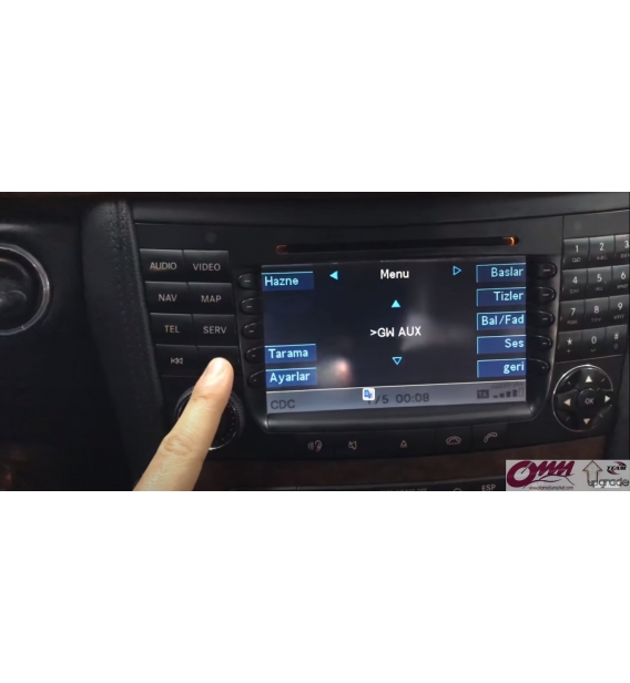 Mercedes Benz W211 E Classe Comand 2.5 USB Bluetooth ve Bluetooth Audio Sistemi