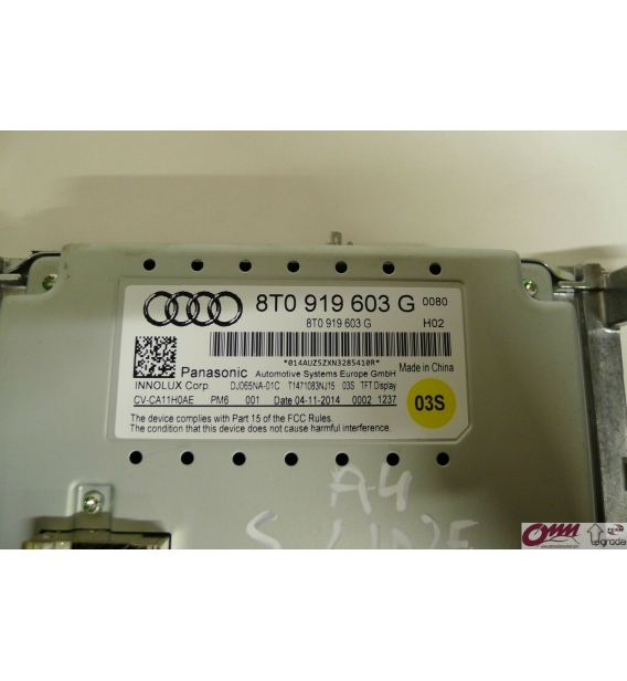 Audi A4 A5 Q5 Merkezi Bilgi Ekranı